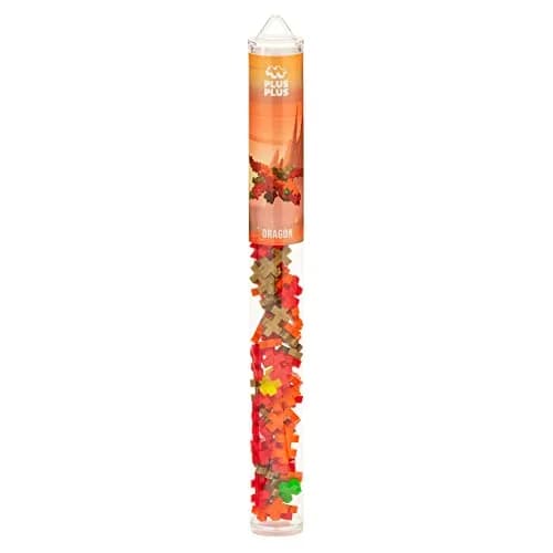 PLUS PLUS Dragon Tube - 3D Animal Figure Building Block Set | Creative STEM Toy for Kids 5+ thumbnail 4