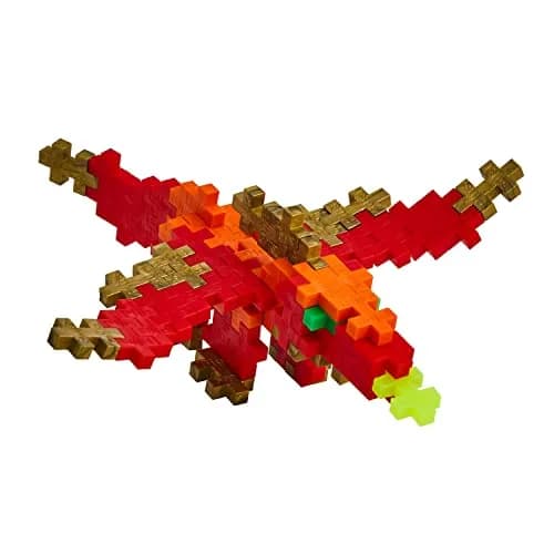 PLUS PLUS Dragon Tube - 3D Animal Figure Building Block Set | Creative STEM Toy for Kids 5+ thumbnail 3