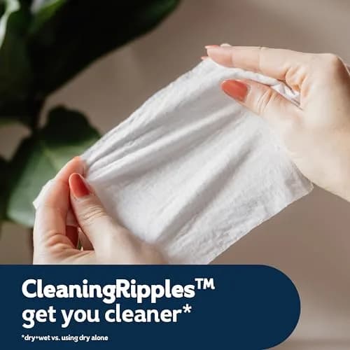 Cottonelle Fresh Care Flushable Wet Wipes, Fresh Feel, 42 Wipes Per Pack (8 Packs Total, 336 Wipes) | Gentle Skin Care thumbnail 7