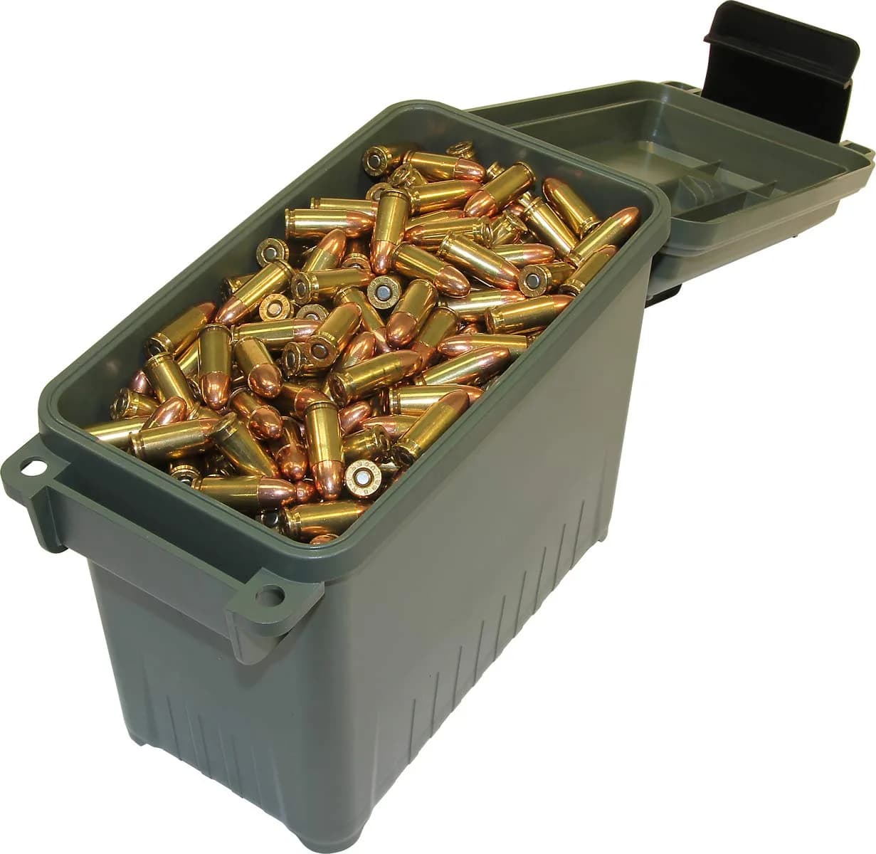 MTM AC15-11 Mini Ammo Can 17.03 cm (6.7") x 8.74 cm (3.4") x 15 cm (5.9") | Water-Resistant Seal, Padlock Tabs, 5.44 kg (12 lb) Capacity - view 3