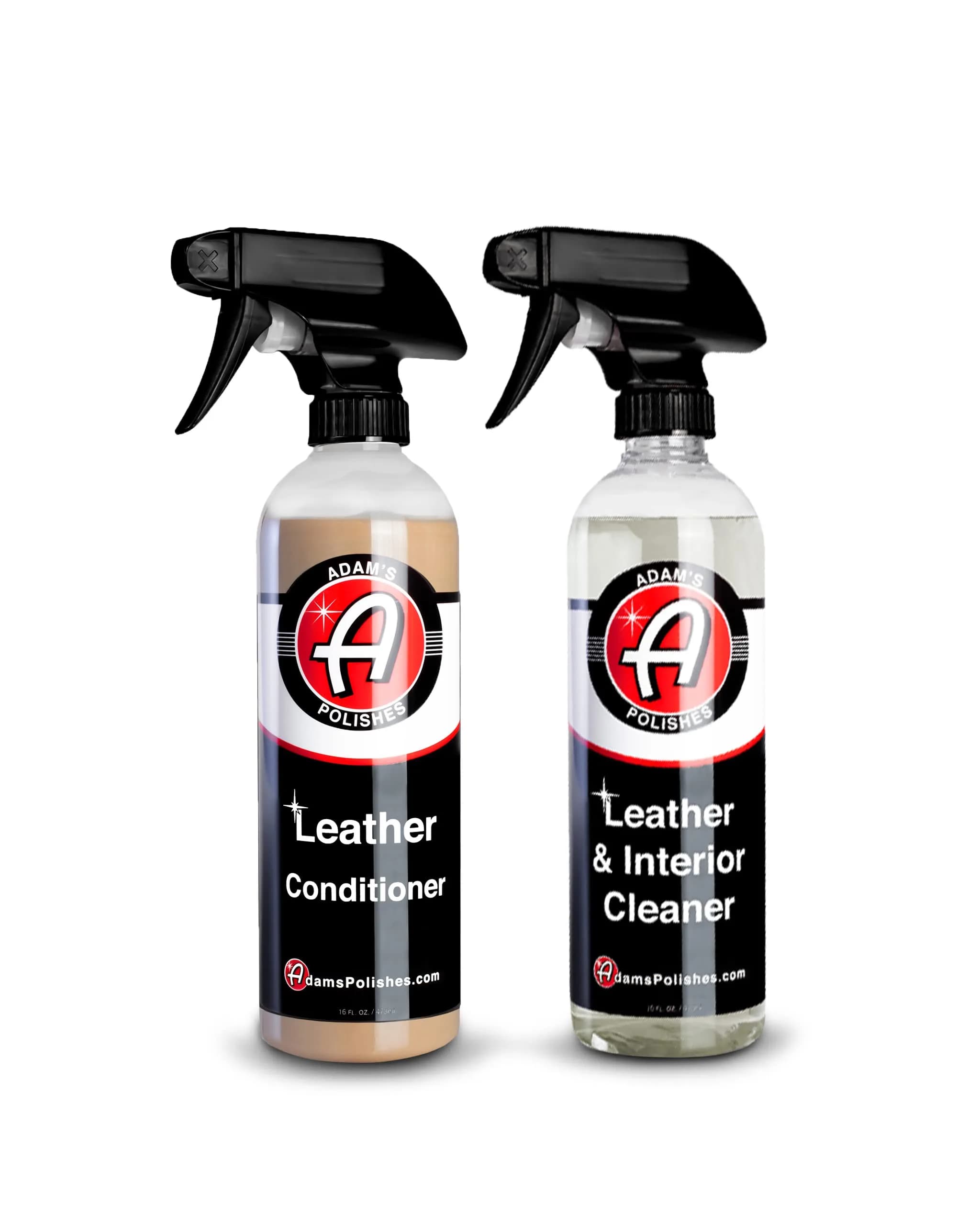 Adam's Polishes Leather Care Kit - Leather Cleaner & Conditioner 16 Fl Oz | UV Protection for Car Interior — 16 Fl Oz