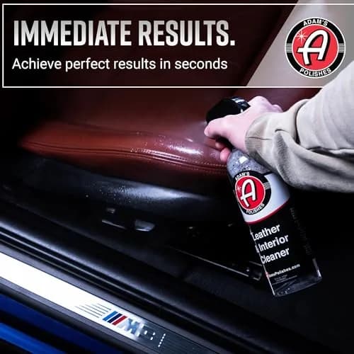 Adam's Polishes Leather Care Kit - Leather Cleaner & Conditioner 16 Fl Oz | UV Protection for Car Interior thumbnail 7