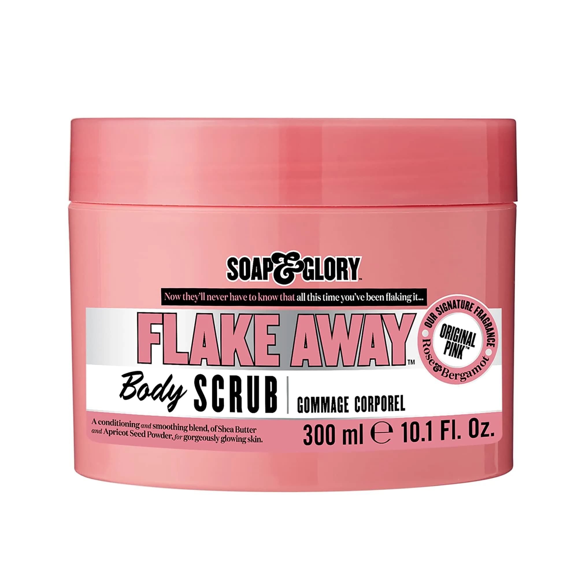 Soap & Glory Pink The Scrub of Your Life Body Exfoliator 200 ml | Skin Smoothing & Brightening — 6.7 Ounce