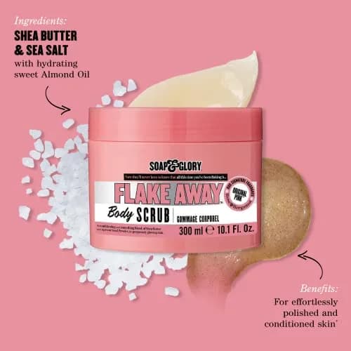Soap & Glory Pink The Scrub of Your Life Body Exfoliator 200 ml | Skin Smoothing & Brightening thumbnail 3