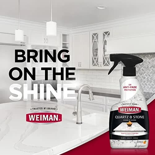 Weiman Quartz Countertop Cleaner and Polish 16 Fl Oz (473ml) | pH Neutral Formula for Stone Surfaces thumbnail 8