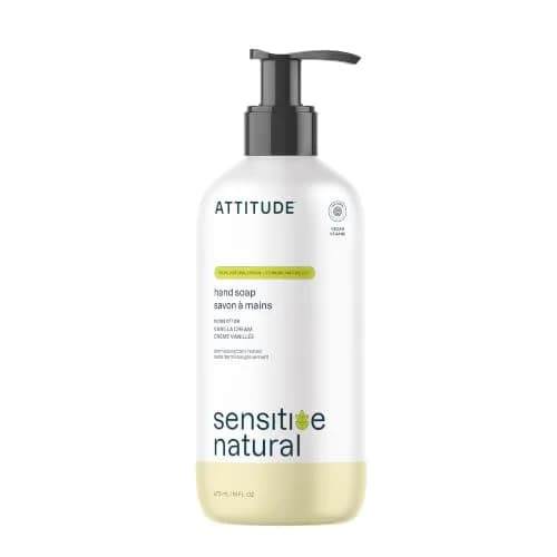 ATTITUDE Sensitive Skin Hand Soap with Oat & Argan Oil, EWG Verified, 473ml (16 Fl Oz) | Gentle Cleansing for Dry Skin thumbnail 1