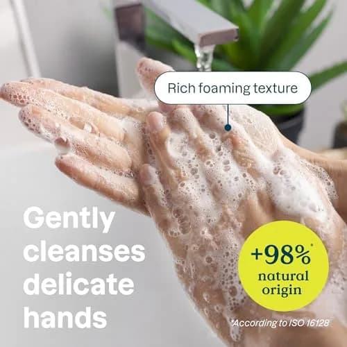 ATTITUDE Sensitive Skin Hand Soap with Oat & Argan Oil, EWG Verified, 473ml (16 Fl Oz) | Gentle Cleansing for Dry Skin thumbnail 3