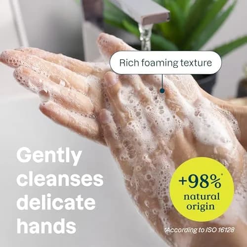 ATTITUDE Nourishing Hand Soap for Sensitive Skin with Oat & Avocado Oil, EWG Verified, 473ml (16 Fl Oz) | Gentle Cleansing for Dry, Sensitive Skin thumbnail 3
