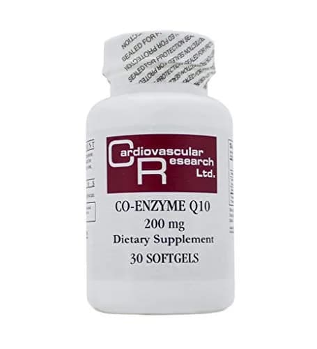 Cardiovascular Research Coenzyme Q10 200 Mg | Supports Heart & Reproductive Health | 30 Softgels thumbnail 1