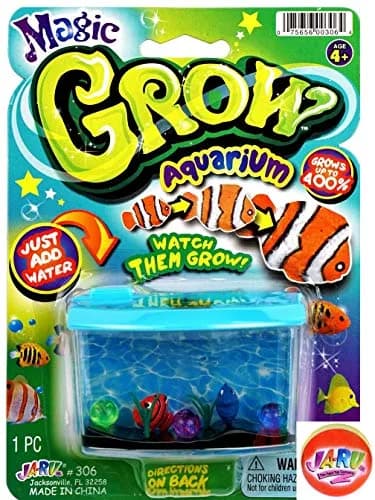 JA-RU Magic Grow Aquarium Water Growing Toys 1 Pack | Fish Expand Up to 5x in Days thumbnail 1