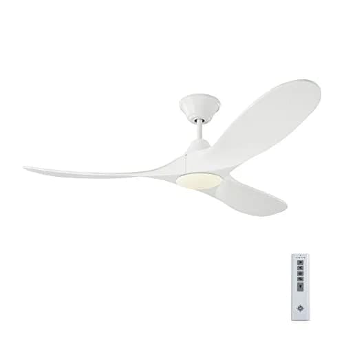 Monte Carlo Maverick II 52" Ceiling Fan with LED Light & Remote | Energy Star, Brushed Steel, 3 Blades thumbnail 4