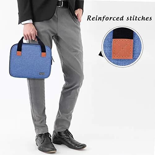 LUXJA Blue Carrying Bag Compatible with DR.J Mini Projector & Accessories | Portable Travel Case (20.3cm x 21cm x 16.5cm) thumbnail 6