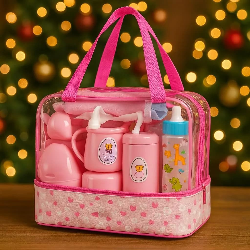 My Sweet Baby 13-Piece Doll Feeding & Diaper Bag Set with Disappearing Milk Bottles | Ages 3+ - view 5