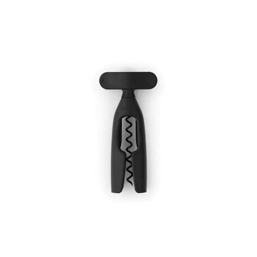 Brabantia Tasty+ Wine Bottle Opener Corkscrew Dark Gray | Easy Grip, Centering Ring, Fits All Regular Bottles thumbnail 1