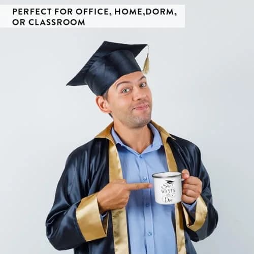 Andaz Press 11oz. Doctor of Physical Therapy Graduation Stainless Steel Campfire Coffee Mug Gift, She Wants The DPT, 1-Pack, Enamel Camping Cups for Graduates Students Class of 2025 thumbnail 4