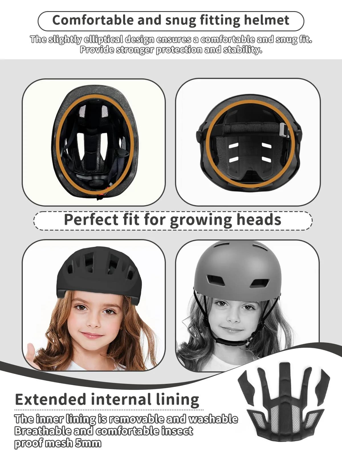 XJD Toddler Helmet Kids Bike Helmet for Infant/Baby Multi-Sport Adjustable Skateboard for Kids Boys Girls Lightweight for Age 1 and Older (Blue01, Small: 20.47"- 22.05" / 52-56 cm) - view 5