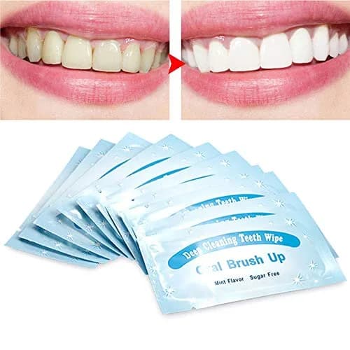 songfir Mint-Flavored Oral Finger Wipes 100 Pcs | Effective Teeth Whitening Tool thumbnail 6