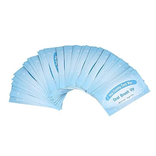 songfir Mint-Flavored Oral Finger Wipes 100 Pcs | Effective Teeth Whitening Tool thumbnail 1