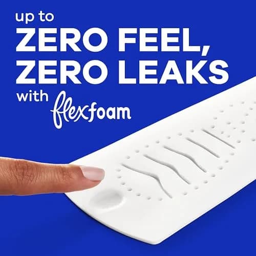 Always Infinity FlexFoam Feminine Pads Size 5 Extra Heavy Overnight Unscented 66 Count | Dermatologist Tested by Skin Health Alliance thumbnail 5