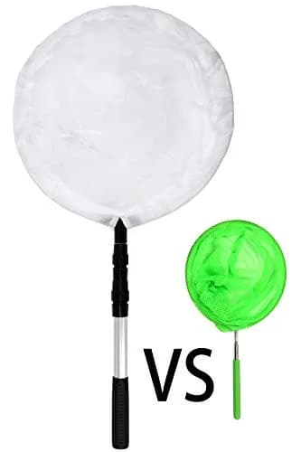 RESTCLOUD Butterfly Net with 16" Ring, 36" Net Depth, Handle Extends to 36 Inches (16" Ring, 36" Handle) | Professional Insect Catcher for Science Education thumbnail 7