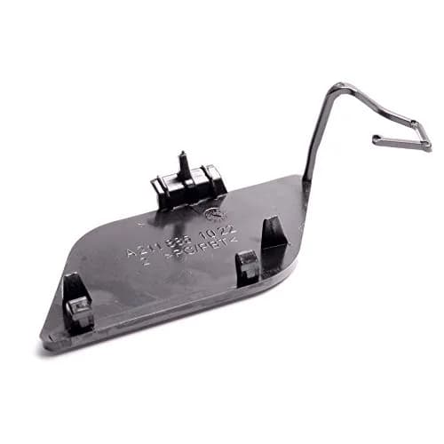 CNUPSM Front Bumper Tow Hook Cover Cap Compatible with Mercedes 2007-2009 E Class W211 | Unpainted Black ABS thumbnail 4