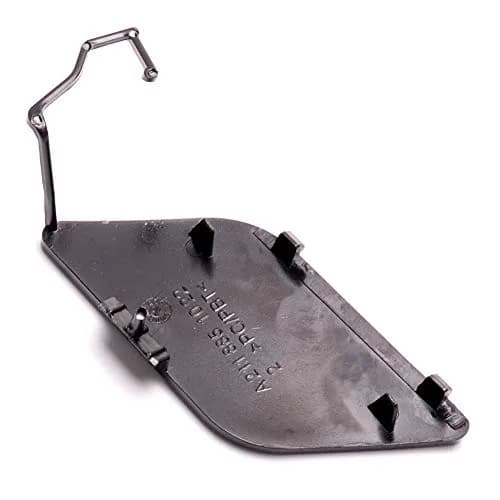 CNUPSM Front Bumper Tow Hook Cover Cap Compatible with Mercedes 2007-2009 E Class W211 | Unpainted Black ABS thumbnail 7