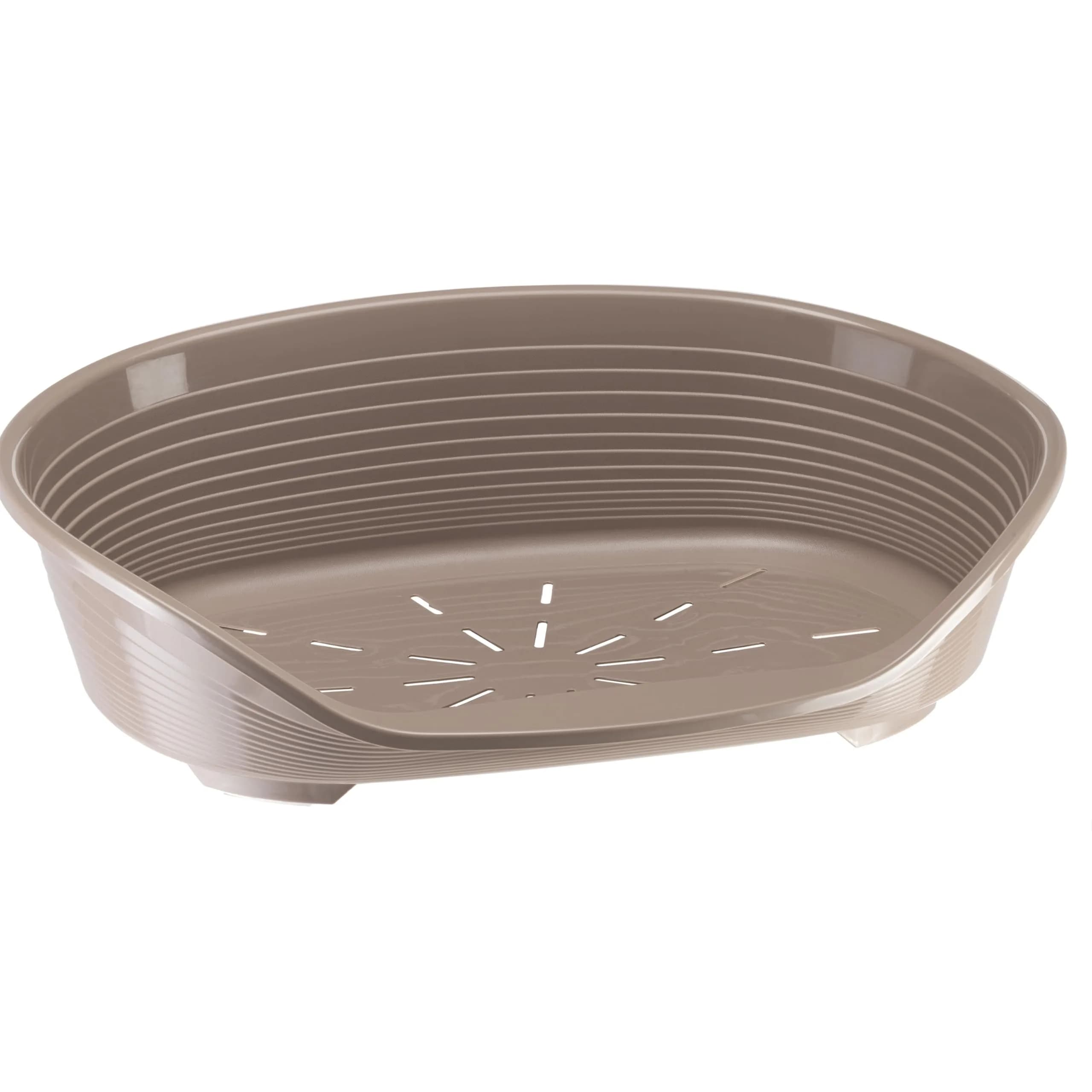 Ferplast Pet Bed, Plastic Dog & Cat Bed Large | Ventilated, Stable & Eco-Friendly 93.5x68x28.5cm