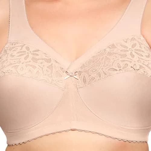 Glamorise Full Figure Plus Size MagicLift Cotton Support Bra Wirefree 44DD | Support & Comfort in Cotton (70-120c) thumbnail 3