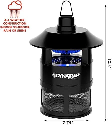 DynaTrap DT160 Electric Insect Trap 1/4 Acre Black | Kills Mosquitoes, Flies, Gnats, Wasps, & Other Flying Insects thumbnail 4