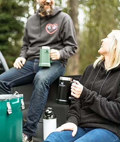 STANLEY Stay-Chill Beer Stein 678 ml (24 oz) | Insulated Stainless Steel Party Mug | Holds 2 Cans | Matte Black thumbnail 5