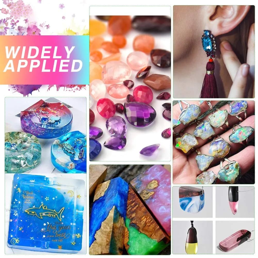 Miraclekoo 12 Colors Epoxy Resin Dye 10ml Bottles | Translucent Liquid Pigment for Crafts - view 7