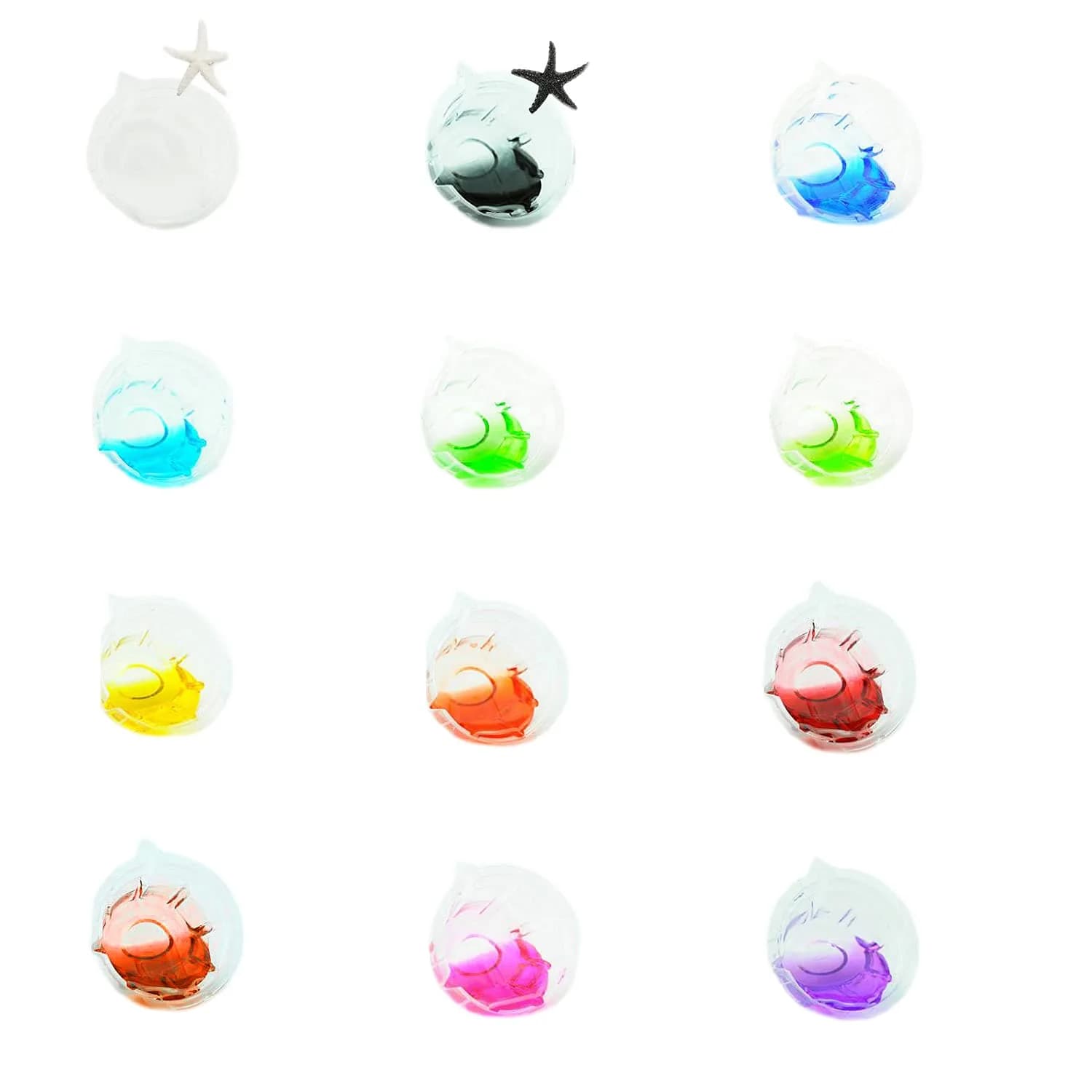 Miraclekoo 12 Colors Epoxy Resin Dye 10ml Bottles | Translucent Liquid Pigment for Crafts - view 3