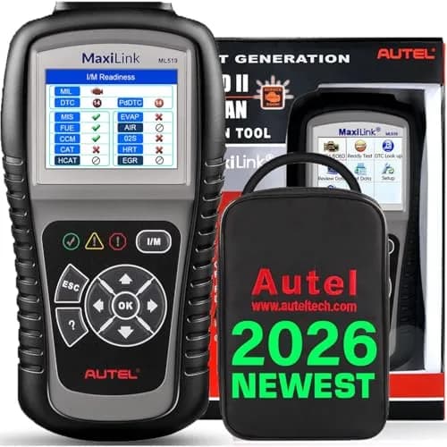 Autel MaxiLink ML519 Enhanced Universal OBD2 Scanner Car Diagnostic Tool | Full OBDII Functions with Live Data & Code Lookup thumbnail 1
