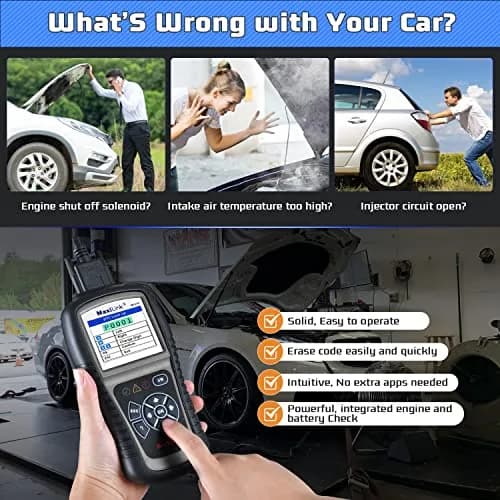 Autel MaxiLink ML519 Enhanced Universal OBD2 Scanner Car Diagnostic Tool | Full OBDII Functions with Live Data & Code Lookup thumbnail 7