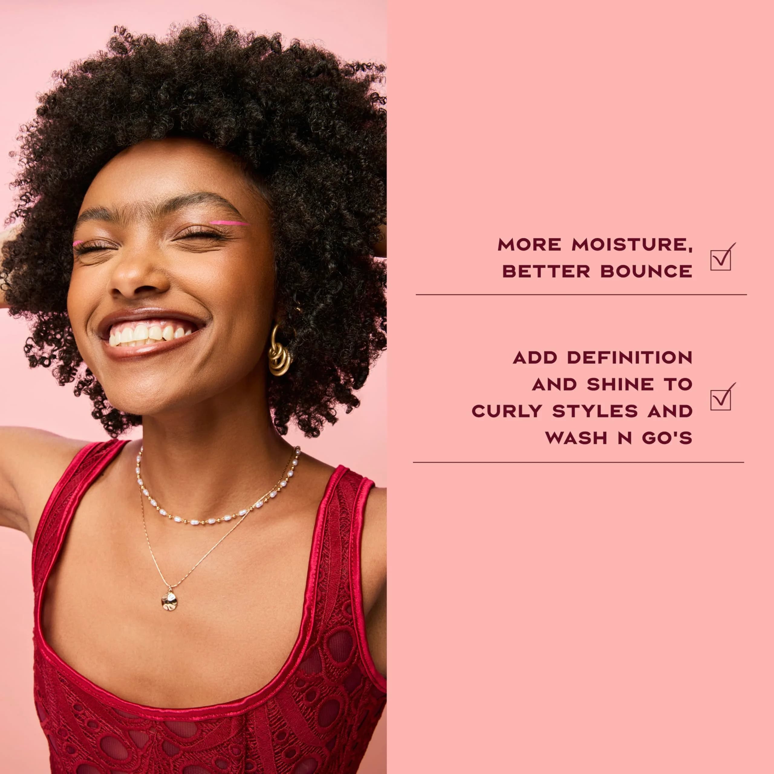 SheaMoisture Curl & Style Milk Coconut & Hibiscus 237ml (8 Fl Oz) | Defines Curls, Controls Frizz - view 7