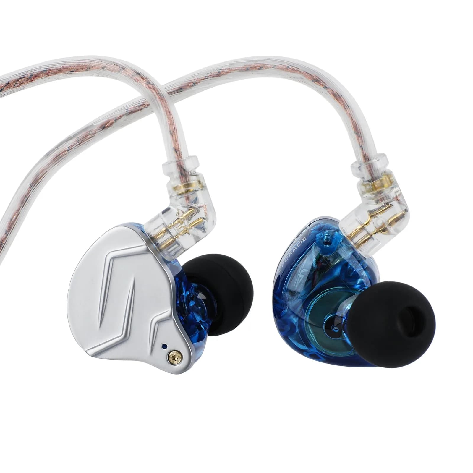 Linsoul KZ ZSN Pro Dual Driver In-Ear Monitor 1BA+1DD | Hybrid Metal HiFi Earphones with Detachable Cable