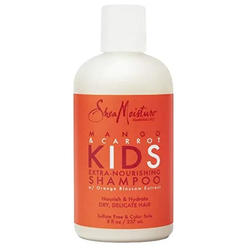 Shea Moisture Kids Mango & Carrot Extra Nourishing Shampoo 237ml (8 Fl Oz) | Gentle Cleansing for Delicate Curly Hair thumbnail 1