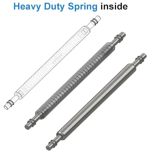 Vellsar 20mm Watch Spring Bars & Tool Kit | Stainless Steel, 1.8mm/1.5mm Thickness, Pack of 20 Bars thumbnail 3