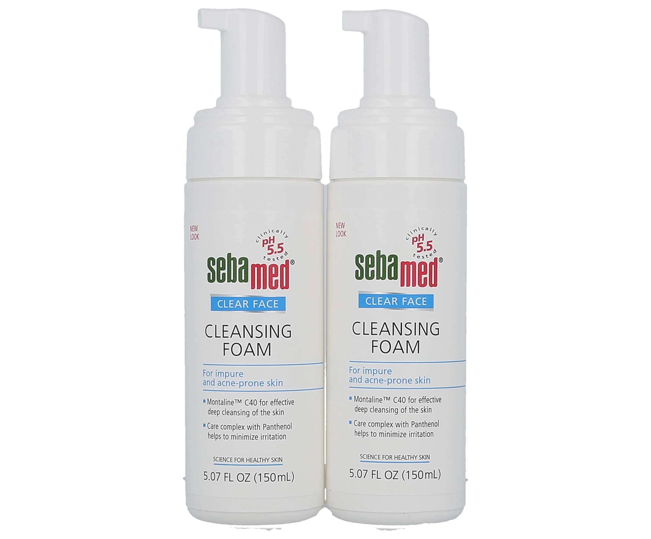 Sebamed Clear Face Cleansing Foam for Impure Oily & Acne-prone Skin 5.07 Fl Oz | Gentle Deep Pore Cleanser — clear