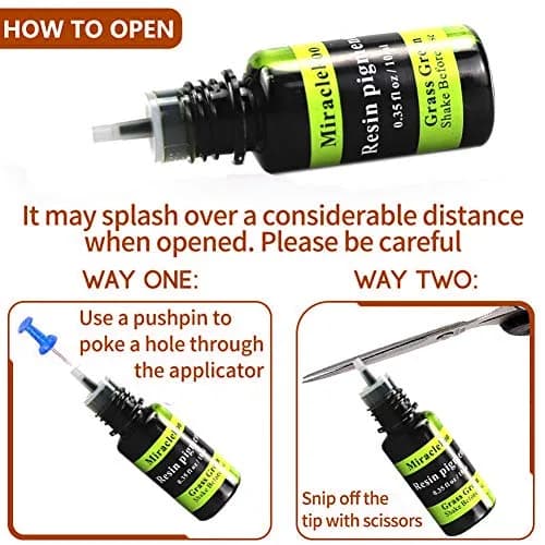Miraclekoo 18 Colors Epoxy Resin Color Dye 10ml Each | Translucent Liquid Pigment Set thumbnail 6