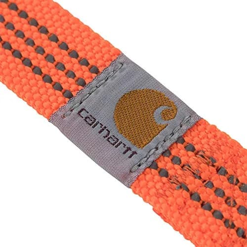 Carhartt Durable Nylon Webbing Dog Leash 1.83 m (6') with Reflective Stitching | Hunter Orange, Small thumbnail 4