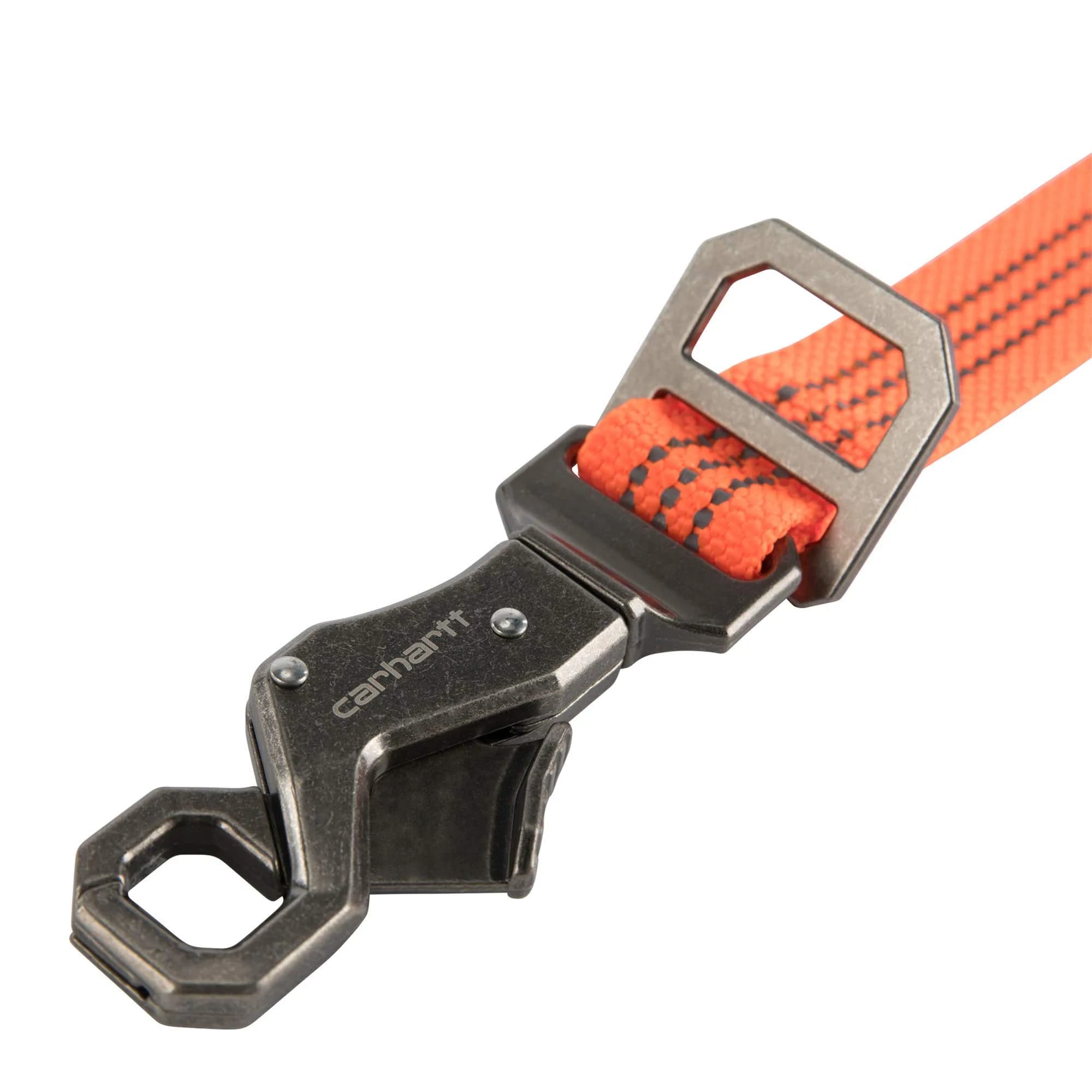 Carhartt Durable Nylon Webbing Dog Leash 1.83 m (6') with Reflective Stitching | Hunter Orange, Small - view 2
