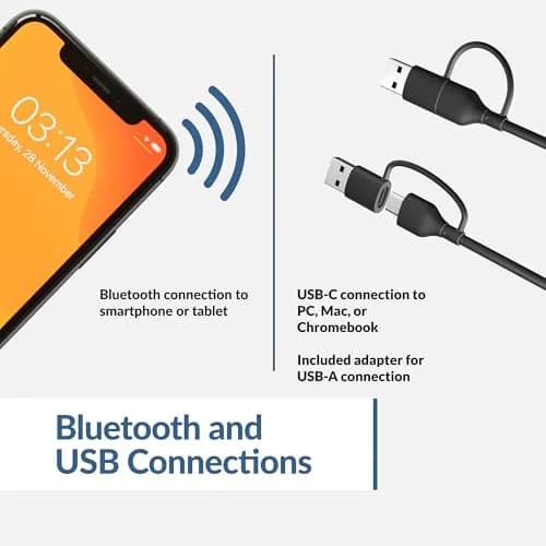 Cyber Acoustics CA-2890BT USB & Bluetooth Speaker Bar 15.5cm (6.1 in) | Compact, High-Quality Sound for Desktop thumbnail 3