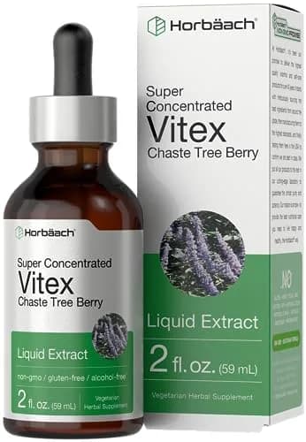 Horbäach Vitex Berry Chasteberry Extract Tincture 2 fl oz | Women's Hormone Support, Alcohol-Free Liquid thumbnail 1