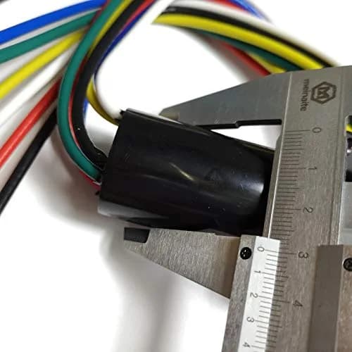 Taidacent 6 Wire 20A Slip Ring Collector Rotary Electrical Contact Joint Connector | 360° Unrestricted Rotation for Power & Signal Transmission thumbnail 3