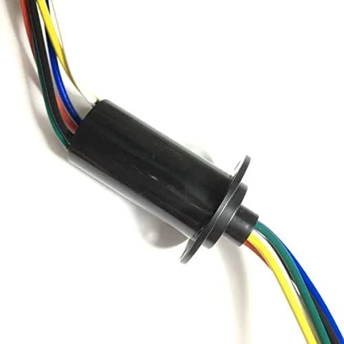 Taidacent 6 Wire 20A Slip Ring Collector Rotary Electrical Contact Joint Connector | 360° Unrestricted Rotation for Power & Signal Transmission thumbnail 4