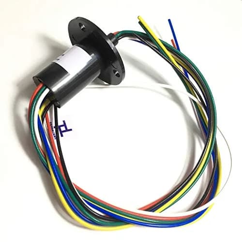 Taidacent 6 Wire 10A Slip Ring Rotary Electrical Contact Connector | Continuous 360° Rotation thumbnail 3