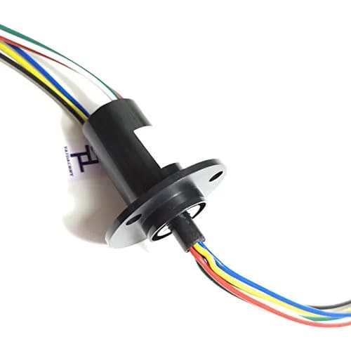 Taidacent 6 Wire 10A Slip Ring Rotary Electrical Contact Connector | Continuous 360° Rotation thumbnail 4