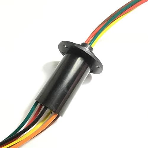 Taidacent 6 Wire 30A Slip Ring Collector Rotary Electrical Contact Joint Connector | Continuous Rotation for Motors thumbnail 4