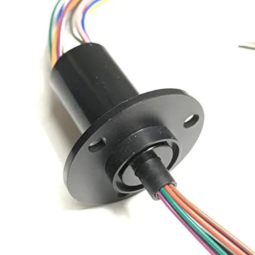 Taidacent 12 Wires 5A Slip Ring Collector Ring Rotary Electrical Contact Connector | Gold-Gold Contact for 360° Rotation thumbnail 5